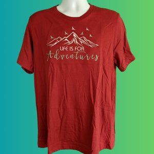 Life is for Adventures Embroidered Unisex t shirt